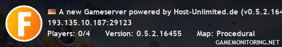 A new Gameserver powered by Host-Unlimited.de (v0.5.2.16455)