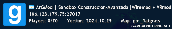 ArGMod | Sandbox Construccion-Avanzada [Wiremod + VRmod]