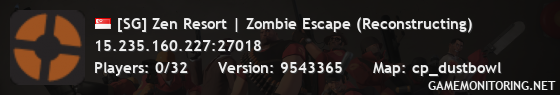 [SG] Zen Resort | Zombie Escape (Reconstructing)