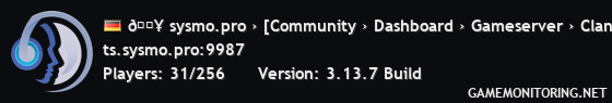 🔥 sysmo.pro › [Community › Dashboard › Gameserver › Clans] 🔥