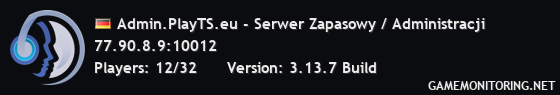 Admin.PlayTS.eu - Serwer Zapasowy / Administracji