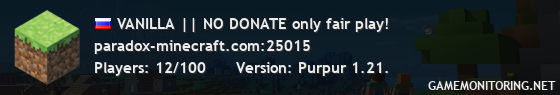 VANILLA || NO DONATE only fair play!