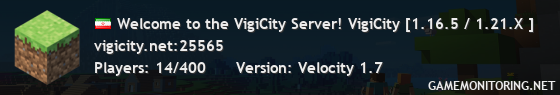 Welcome to the VigiCity Server! VigiCity [1.16.5 / 1.21.X ]