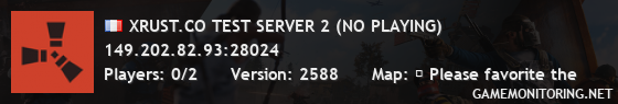XRUST.CO TEST SERVER 2 (NO PLAYING) XRUST.CO TEST SERVER 2 (NO PLAYING)