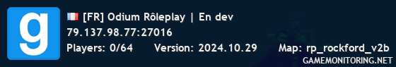 [FR] Odium Rôleplay | En dev
