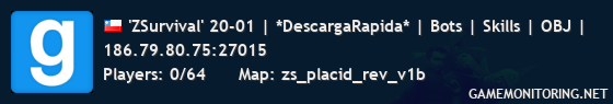 'ZSurvival' 20-01 | *DescargaRapida* | Bots | Skills | OBJ |