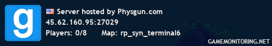 Server hosted by Physgun.com