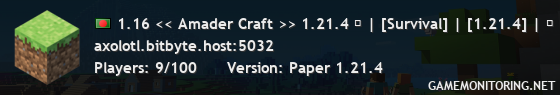 1.16 << Amader Craft >> 1.21.4 ☀ | [Survival] | [1.21.4] | ☀