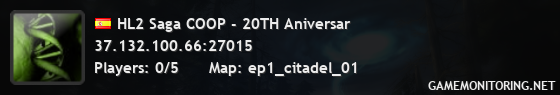 HL2 Saga COOP - 20TH Aniversar