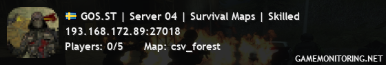 GOS.ST | Server 04 | Survival Maps | Skilled