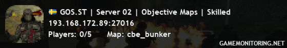 GOS.ST | Server 02 | Objective Maps | Skilled