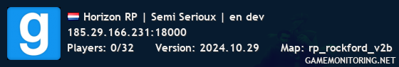 Horizon RP | Semi Serioux | en dev