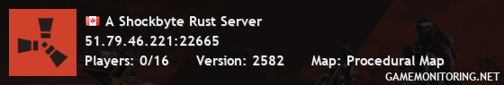 A Shockbyte Rust Server