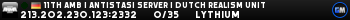 11th AMB | Antistasi Server | Dutch Realism Unit 11th AMB | Antistasi Server | Dutch Realism Unit