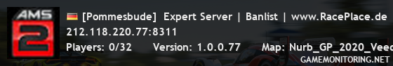 [Pommesbude]  Expert Server | Banlist | www.RacePlace.de