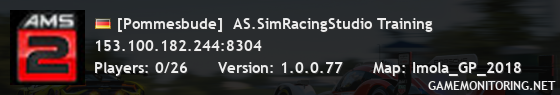 [Pommesbude]  AS.SimRacingStudio Training