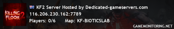 KF2 Server Hosted by Dedicated-gameservers.com