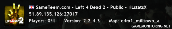 SameTeem.com - Left 4 Dead 2 - Public - HLstatsX