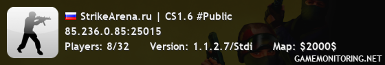 StrikeArena.ru | CS1.6 #Public