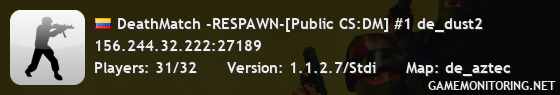 INDIA #1 Public .: RESPAWN CS 1.6 SERVER :. +18