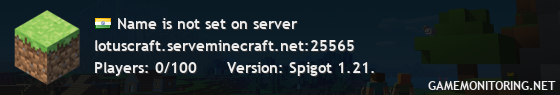 Name is not set on server