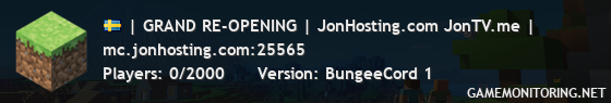 | GRAND RE-OPENING | JonHosting.com JonTV.me |