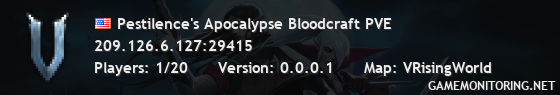 Pestilence's Apocalypse Bloodcraft PVE