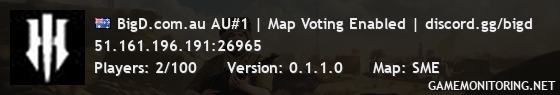 BigD.com.au AU#1 | Map Voting Enabled | discord.gg/bigd BigD.com.au AU#1 | Map Voting Enabled | discord.gg/bigd
