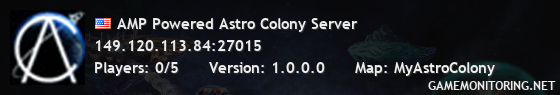 AMP Powered Astro Colony Server