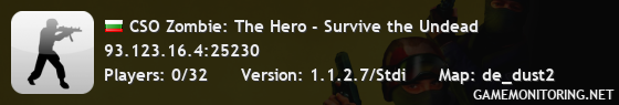 CSO Zombie: The Hero - Survive the Undead