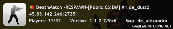 INDIA #1 Public .: RESPAWN CS 1.6 SERVER :. +18