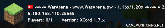 ▬▬▬▬▬ WarArena ▪ www.WarArena.pw ▪ 1.16x/1.20x ▬▬▬▬▬ ▶ 2xKredi Aktif ▪ Skyblock Aktif! ◀