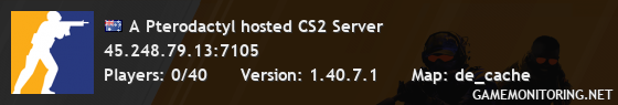 A Pterodactyl hosted CS2 Server