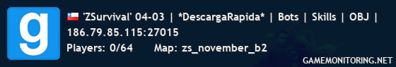 'ZSurvival' 04-03 | *DescargaRapida* | Bots | Skills | OBJ |