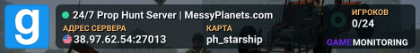 24/7 Prop Hunt Server | MessyPlanets.com