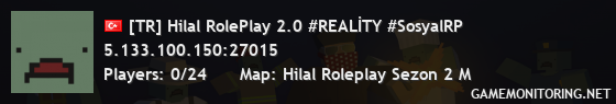 [TR] Hilal RolePlay 2.0 #REALİTY #SosyalRP