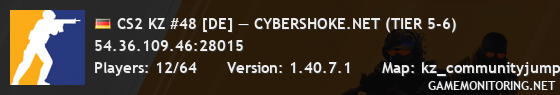 CS2 KZ #48 [DE] — CYBERSHOKE.NET (TIER 5-6)
