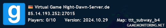 Virtual Game Night-Dawn-Server.de