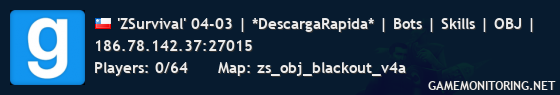 'ZSurvival' 04-03 | *DescargaRapida* | Bots | Skills | OBJ |