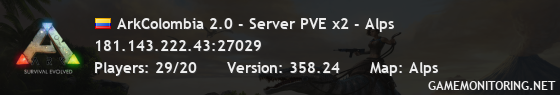 ArkColombia 2.0 - Server PVE x2 - Alps