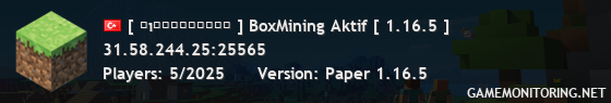 [ ᴡıʀᴇɴᴇᴛᴡᴏʀᴋ ] BoxMining Aktif [ 1.16.5 ]