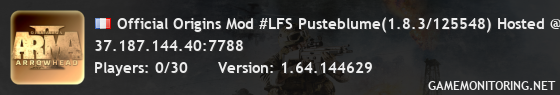 Official Origins Mod #LFS Pusteblume(1.8.3/125548) Hosted @ Lag Official Origins Mod #LFS Pusteblume(1.8.3/125548) Hosted @ Lag