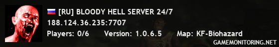 [RU] BLOODY HELL SERVER 24/7