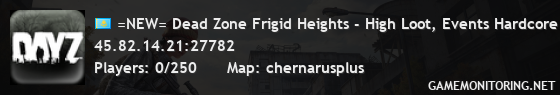 =NEW= Dead Zone Frigid Heights - High Loot, Events Hardcore X10