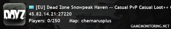 [EU] Dead Zone Snowpeak Haven -- Casual PvP Casual Loot++ Quests