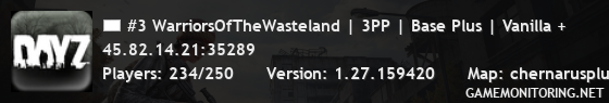 #3 WarriorsOfTheWasteland | 3PP | Base Plus | Vanilla +