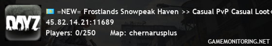 =NEW= Frostlands Snowpeak Haven >> Casual PvP Casual Loot++ Trad