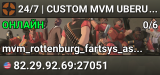 24/7 | CUSTOM MVM UBERUPGRADES | !discord || Hydrogen Hosting D