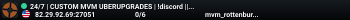 24/7 | CUSTOM MVM UBERUPGRADES | !discord || Hydrogen Hosting D