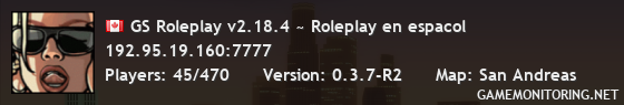 GS Roleplay v2.18.4 ~ Roleplay en espaсol